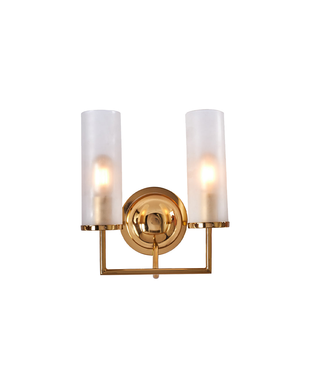 Dual Glass Cylinder Wall Lamp