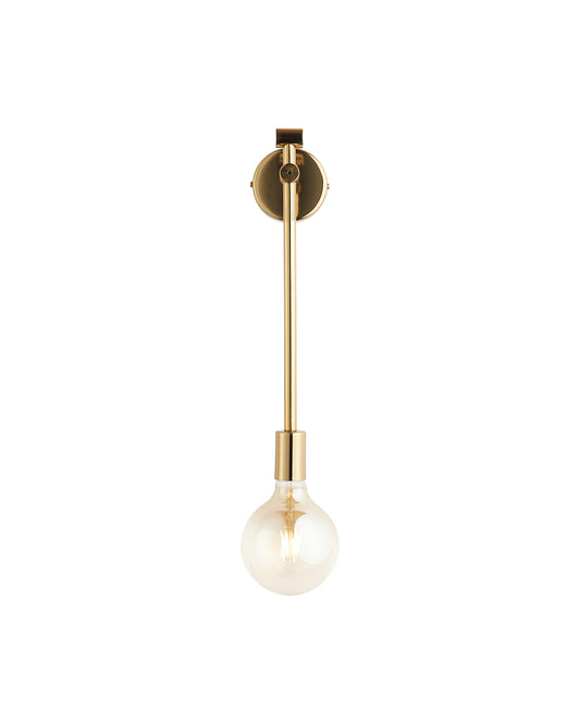 Single Gold Wall Lamp