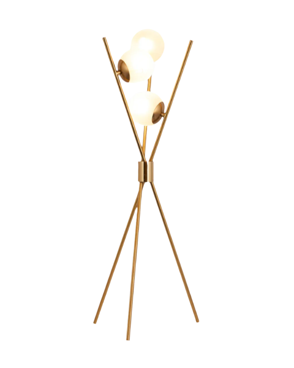 Golden Orbit Floor Lamp